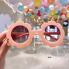 15 korean pink flower glasses