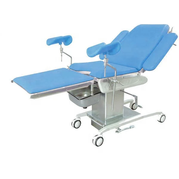 HE609A Manual Gynecological Delivery Table Obstetric Surgery Gynecology Operating Table Gyne Bed