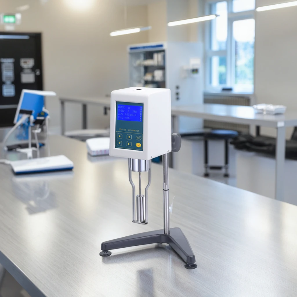 Viscosimètre Rotatif Numérique NDJ-9S - Mesure Viscosité 10~6 000 000 Mpa.s + Thermomètre - Neuf