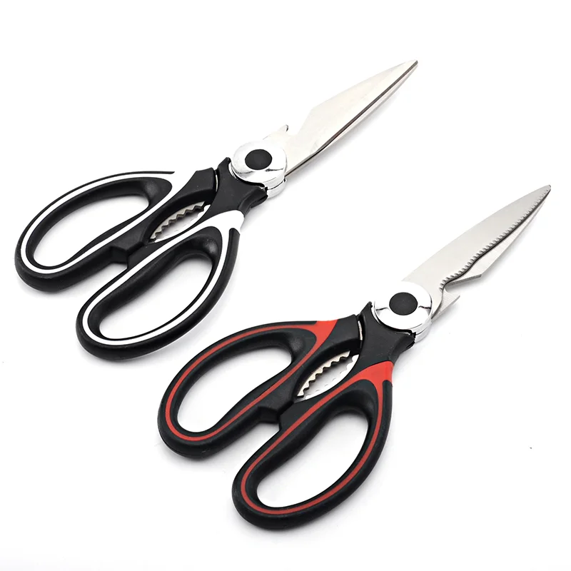 Cheap Kitchen Scissors Stainless Steel Multifunction Poultry Seafood