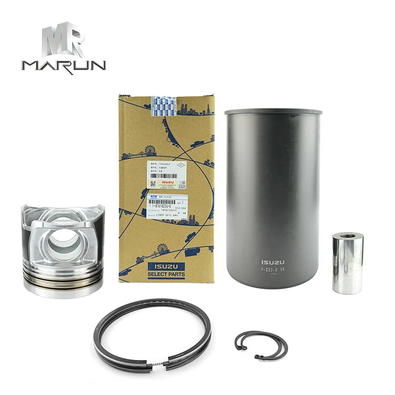 6WG1 Cylinder Liner Assembly 1-87618233-0 for Excavator ZX870-3 1-87618256-0 1-87813391-4