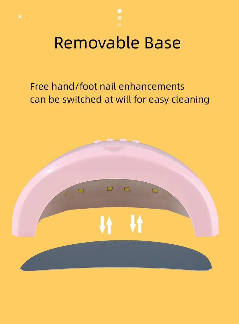 White Pink Green Four Levels And Timing Nail Dryer Lamp Uv Lamp Nail