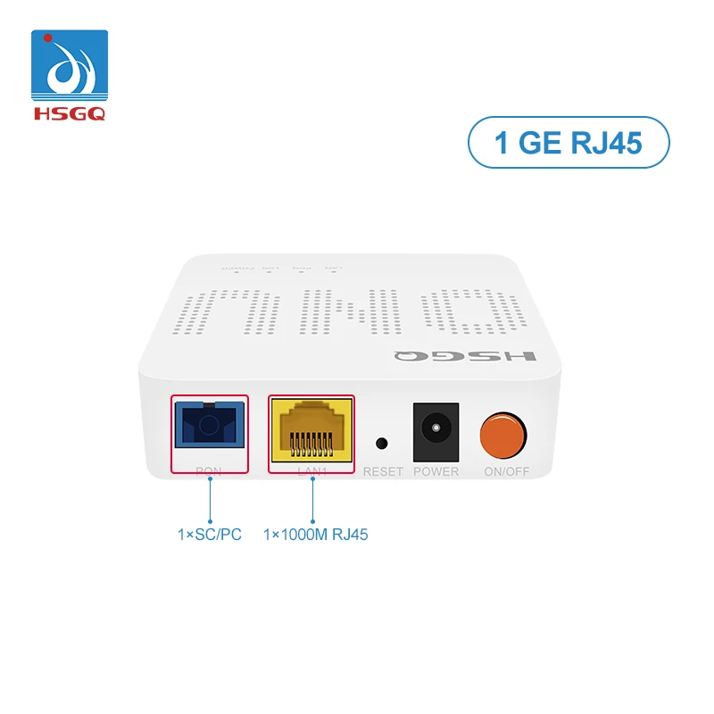 Hsgq OEM ODM Optical Network Unit 1ge RJ45 Mini FTTH Ont Modem As Hg8010h Eg8010h Hg8546m Fiber Optic Gpon Epon Gepon Xpon ONU