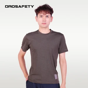 Wholesale Men Safety Wear Fr Clothing Fireproof Modal Aramid Work Clothes Fr T-shirt Flame Resistant