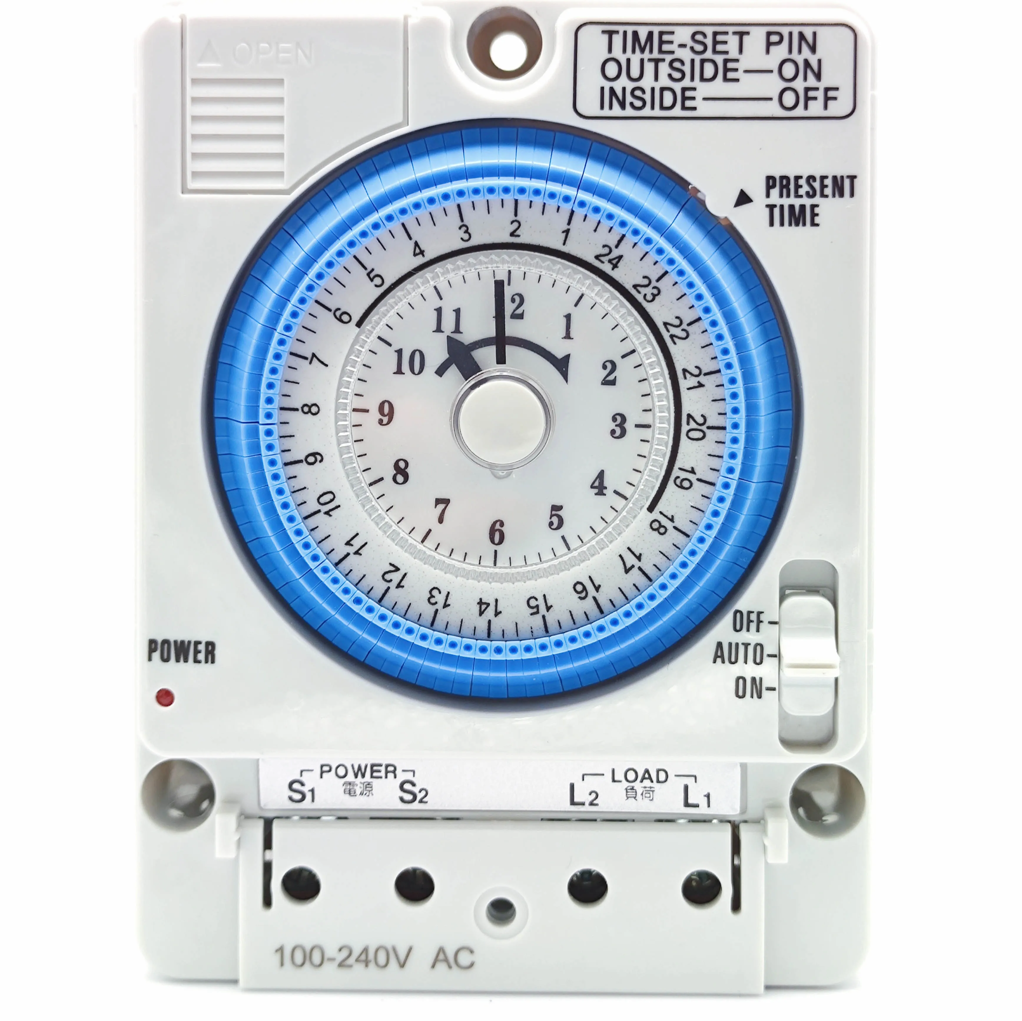 Ac220v 24hours Mechanical Rotary Timer Switch Tb35 With Metal Box Time