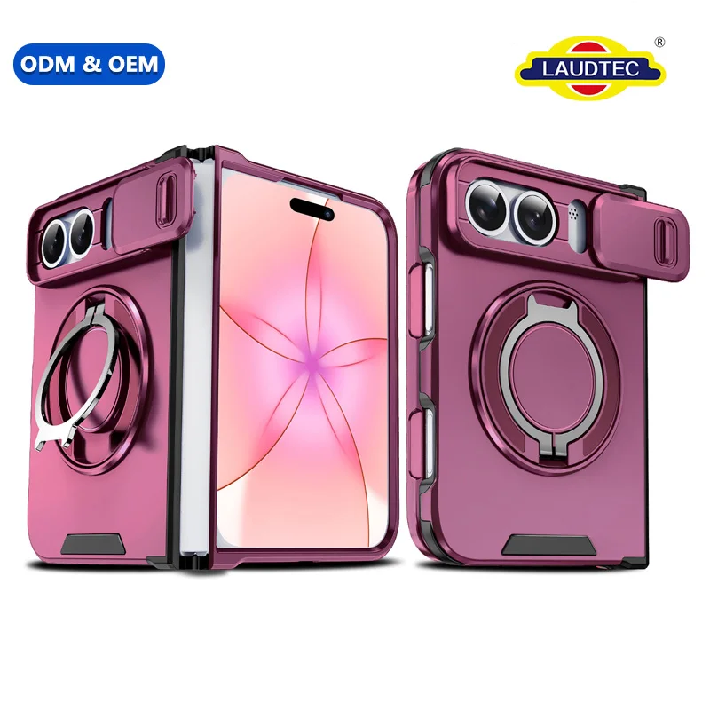 Étui OEM pour iPhone Duo : étui coulissant pour objectif, étanche à la poussière, résistant aux rayures, protection de la vie privée, pliable