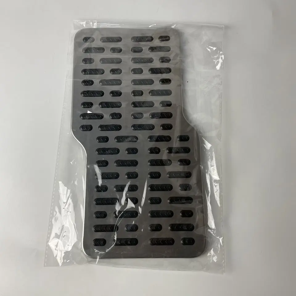 Универсальные аксессуары, Заводская поставка, автомобильный напольный коврик, металлические подкладки для ног, автомобильный коврик, коврик для пятки