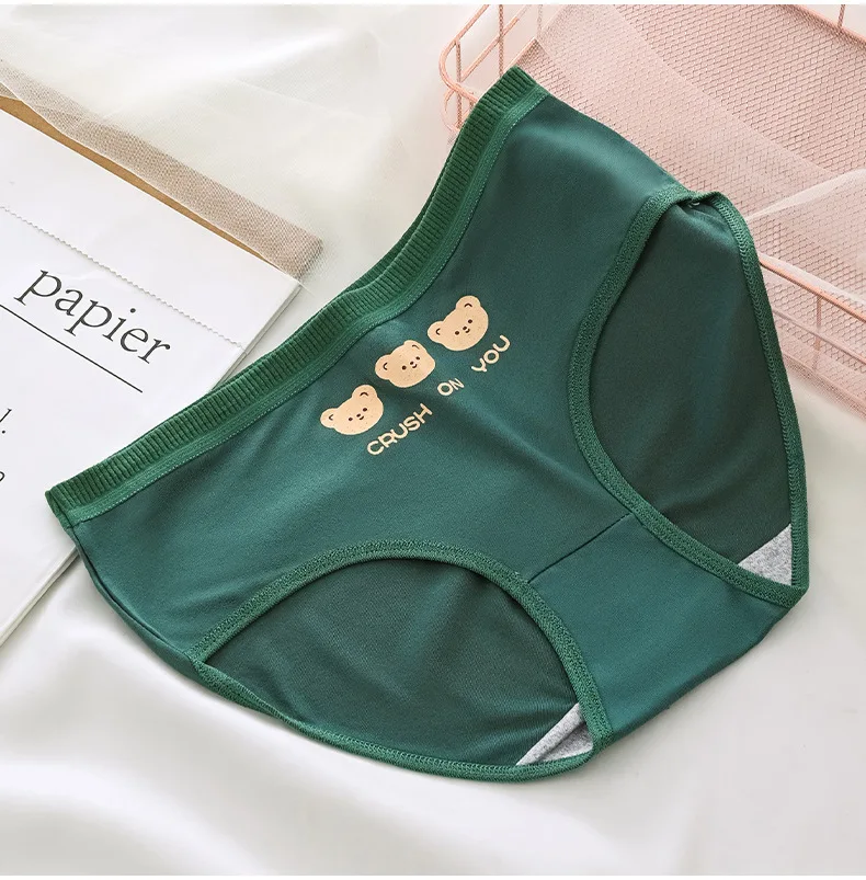 Underwear Women Plus Size Panties Girls Briefs Sexy Lingeries Intimates Cotton Shorts Underpants Cute Panty