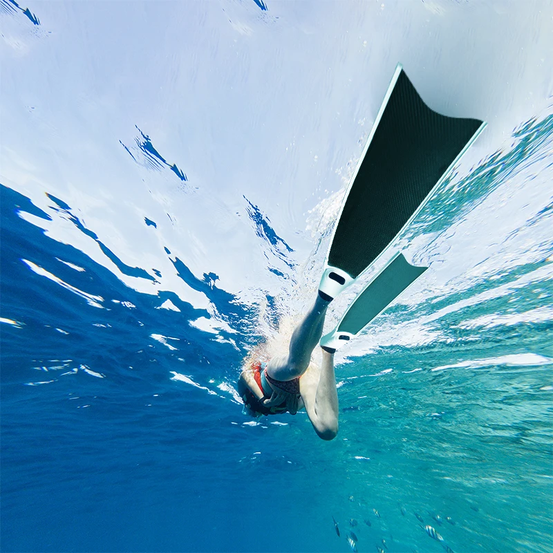 Cheap Price Long Flipper Carbon Fiber Blade for Freediving Carbon Fiber Diving Fins