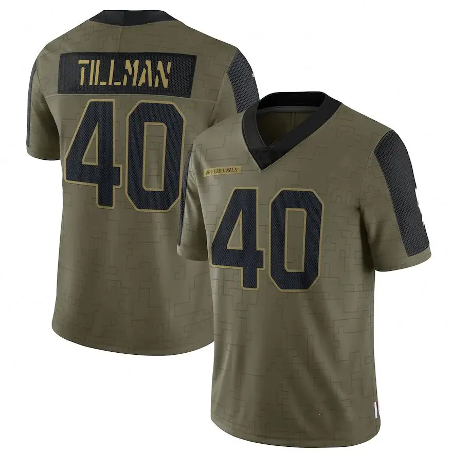 Wholesale Best Quality 40 Pat Tillman thowback Football jersey stitched  From m.