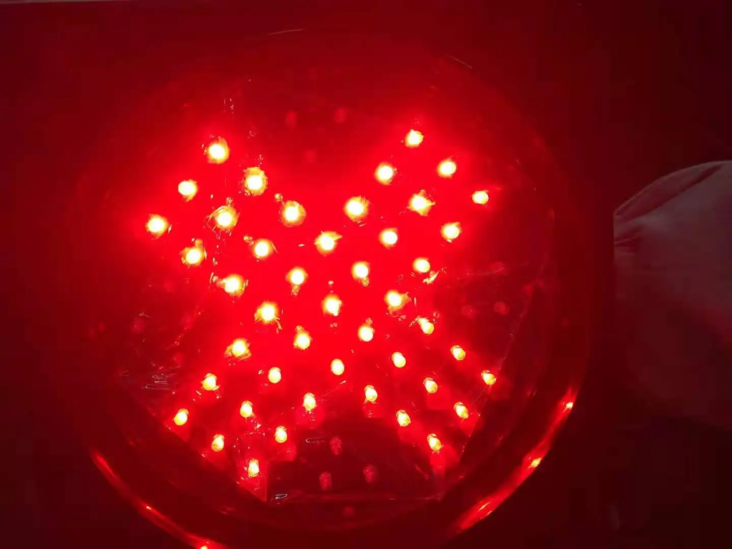 УФ-стабилизированный Поликарбонат дальнее расстояние 300 мм красный и зеленый кабель с двумя осветительными приборами