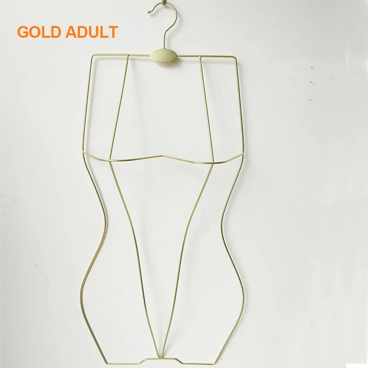 Swimsuit Hangers Wire Body Shape Metal Bikini Swimwear Hanger For