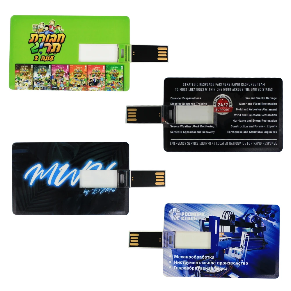 Unidad Flash USB De Tarjetas De Crédito Personalizadas 8GB 16GB 32gb 64gb Pen Drive Memory Usb Stick Usb 2 0 Euyrgoogy