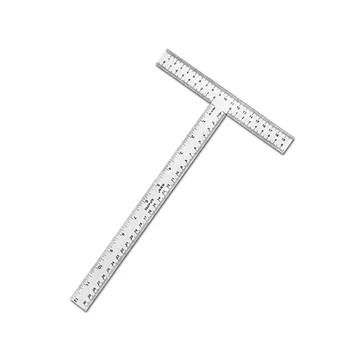 300x200 stainless steel T-ruler integrated  square 90 degrees thick engineering  woodwork ruler