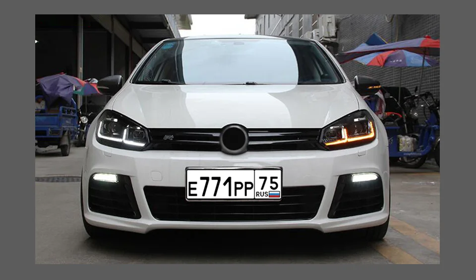 Wholesale Car Lights for VW Golf 6 Headlight Projector Lens Golf6