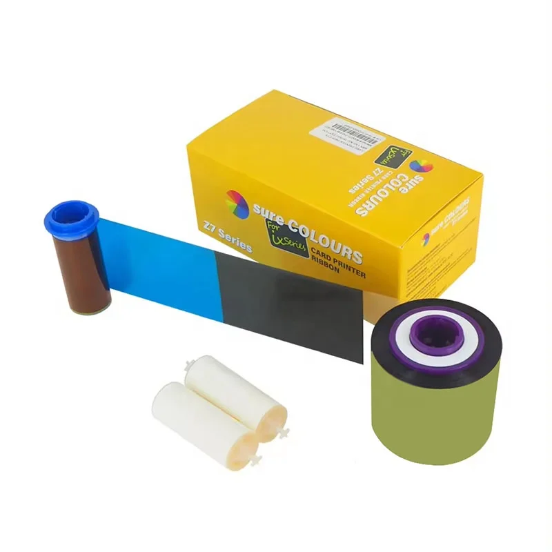 Bulk OEM zebra 800077-742EM YMCKO Color Ribbon for Zxp7 Printer
