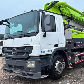 Second Hand Used Zoomlion 47 Meter Truck Mounted Concrete Pump Trucks