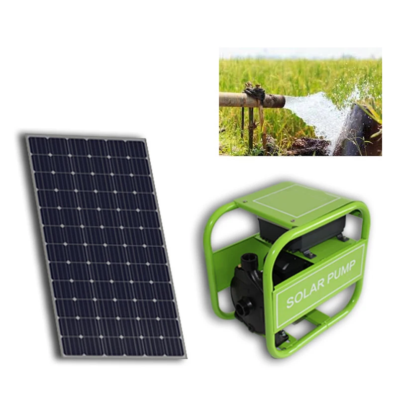 Solar Powered Agriculture Drip Irrigation System Complete Set Metal Panel Surface Farm Machine with Water Pump