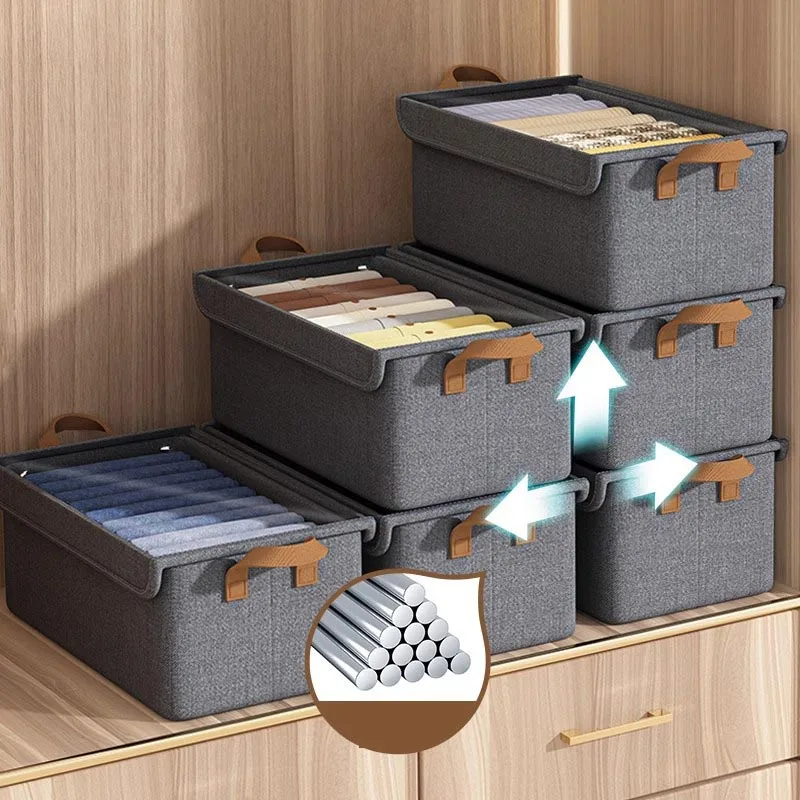 DS2864 Divided Storage Boxes - Efficient Clothing Organizers