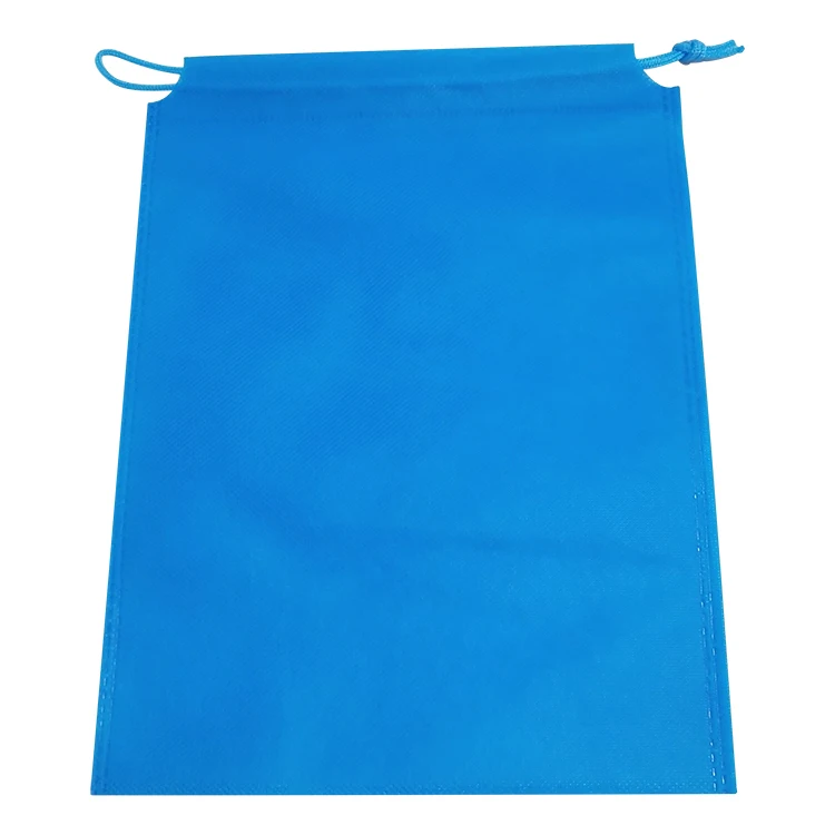 Black Cotton Dust Bag With Drawstring Custom Logo Black Drawstring Bag