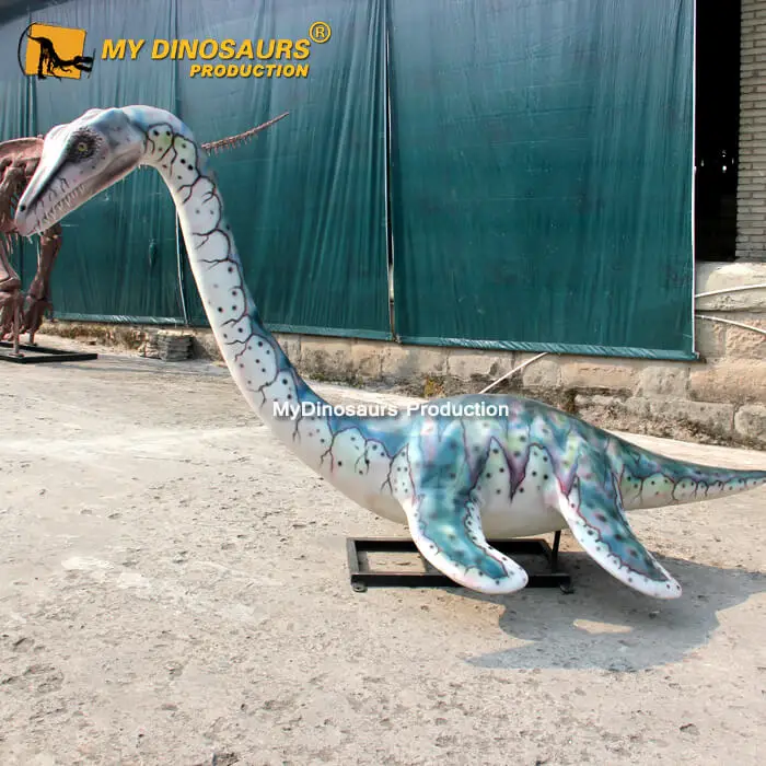 Z MYDINOテーマパーク活気のあるアニマトロニック恐竜ロボットプレシオ