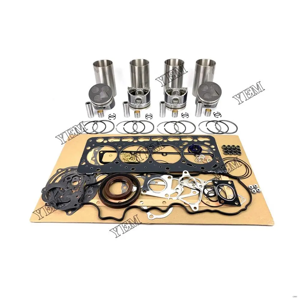 Wholesale V3600 Repair Kit With Piston Rings Liner Cylinder Gasket for Kubota