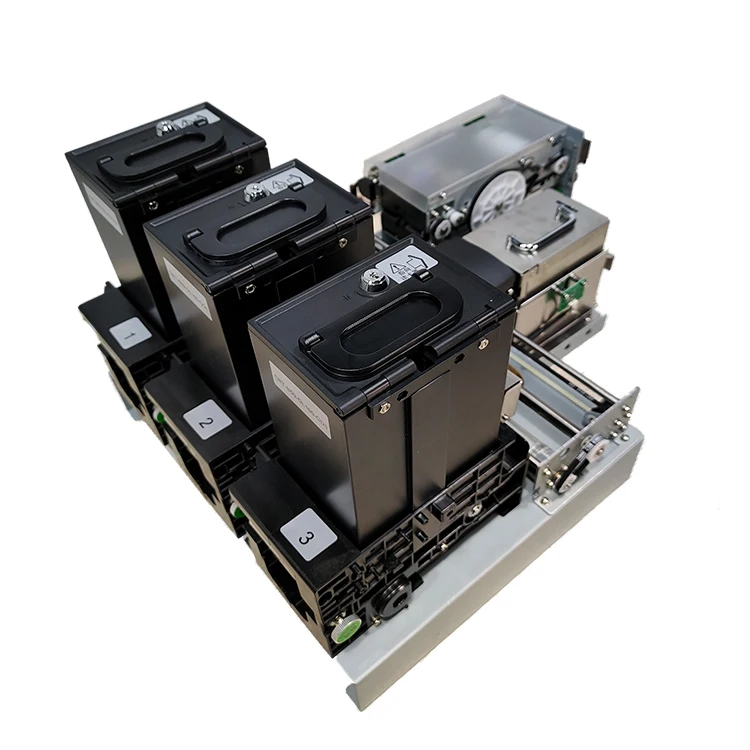 Мульти карты укладчик диспенсер 3 трехместных значение лоток бункера для карт канала карта издающей машины киоск самообслуживания