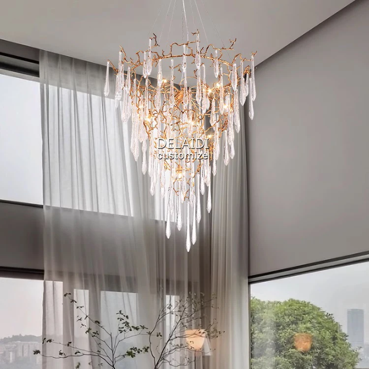 tree branch chandelier