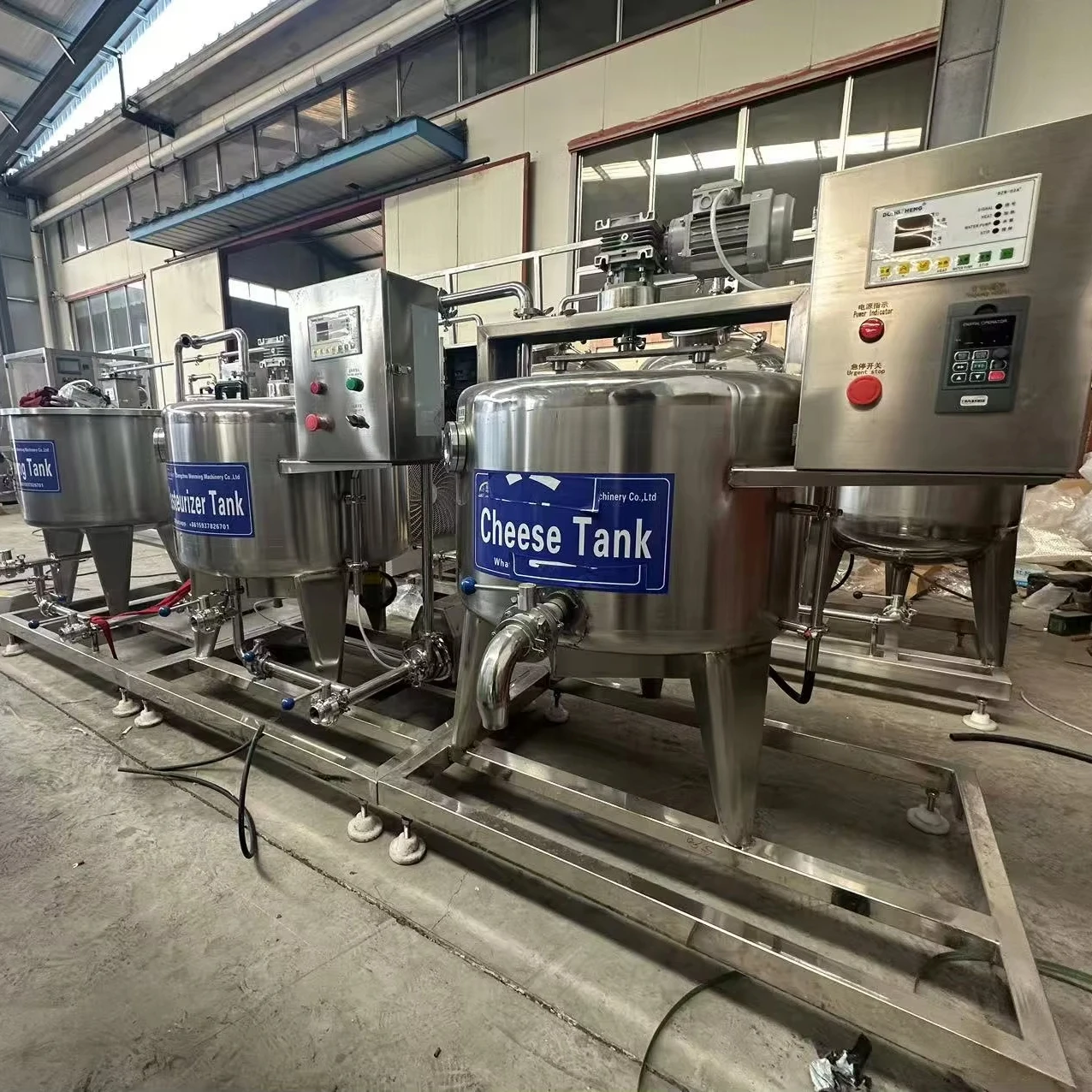 Cheese Making Production Machine Processing Line Mini Automatic Farms Milk Cheese Manufacturing Plant/Cheese Production Line