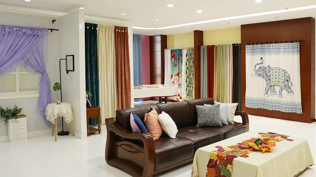 Hot Selling High Quality White Waffle Shower Curtain Soft Textured