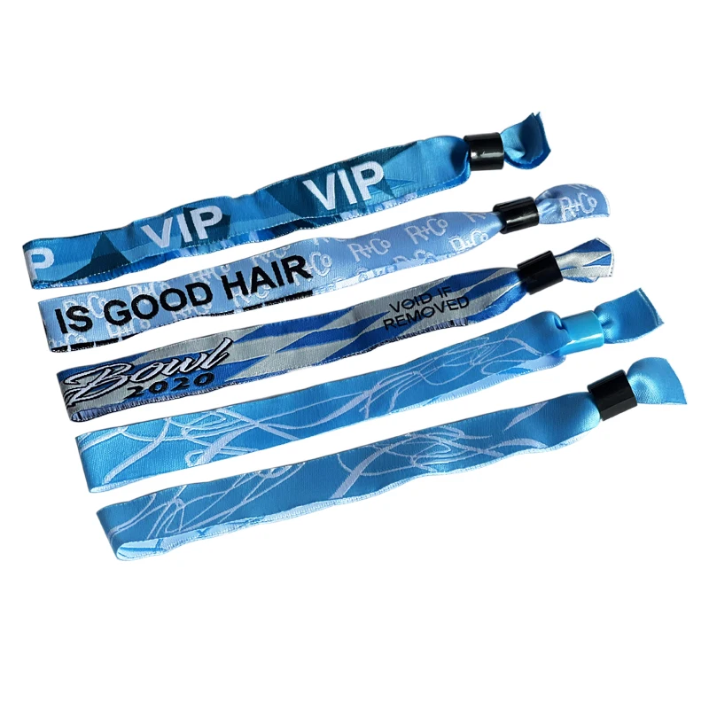 Wholesale Cheap Polyester Colorful Holiday Events Party Bracelet Ribbon