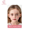 Girl's front face