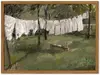 Paesaggio di fattoria incorniciato