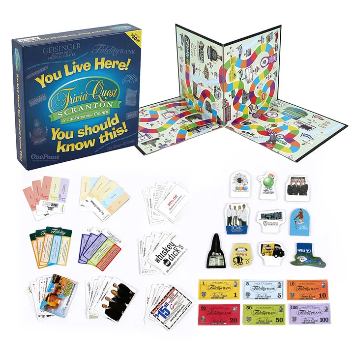 Custom Factory Direct Low Price Board Game Advanced Technology Paper Pieces Fun Group Game Monopoli supplier
