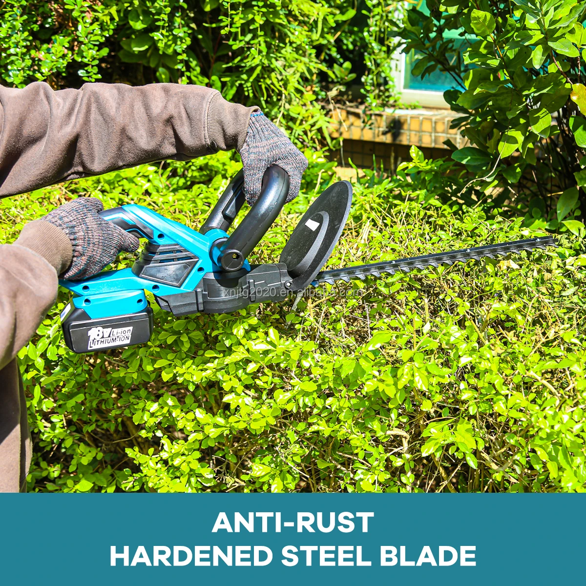 Battery Hedge Trimmer Cutter For Garden Cordless Electric Hedge Trimmer