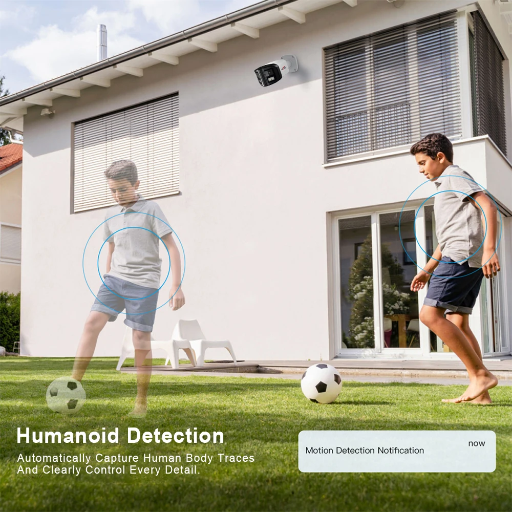 4MP Dual Lens HD IP Camera with 180 Degree Panoramic View