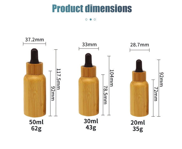 Essential Oil MSDS Cosmetic Dropper Bottles 30ml 50ml 100ml Square Shape