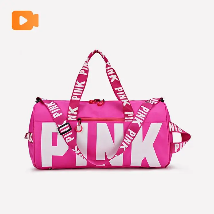 Bolso De Viaje Con Letra Rosa,Bolsa De Lona Con Proveedor De Zapatos,Gran  Oferta,China - Buy Venta Caliente De Carta Rosa Bolso Viaje Bolsa De Lona  Con Zapato Proveedor En China,Venta Caliente De