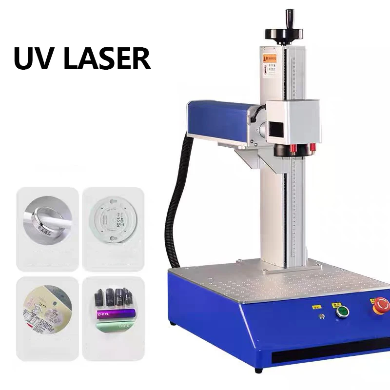 3W 5W UV Laser Marking Machine UV Laser Printing Machine UV Fiber Laser for Metal Glass Acrylic Plastic Stone
