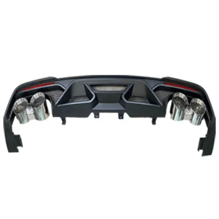 2020 GT500 Rear Diffuser Lower Valance Quad Tip Spoiler EXHAUST TAIL LIP for Ford New Mustang Shelby GT500 Carbon Fiber