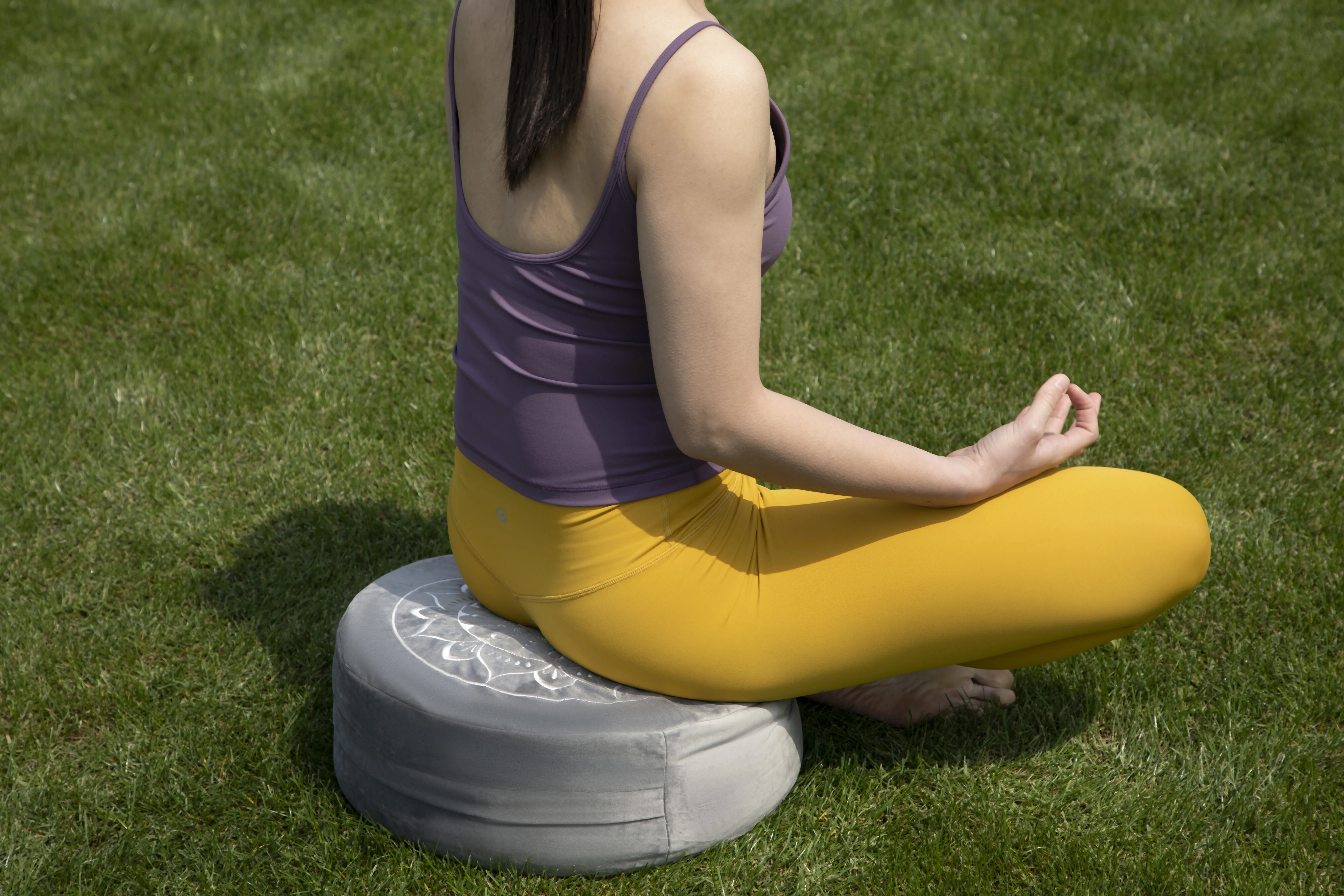 Premium Yoga Buckwheat Bolster Meditation Cushion Comfortable Floor