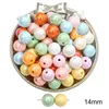 03 perles rondes 14mm 20 pièces/paquet