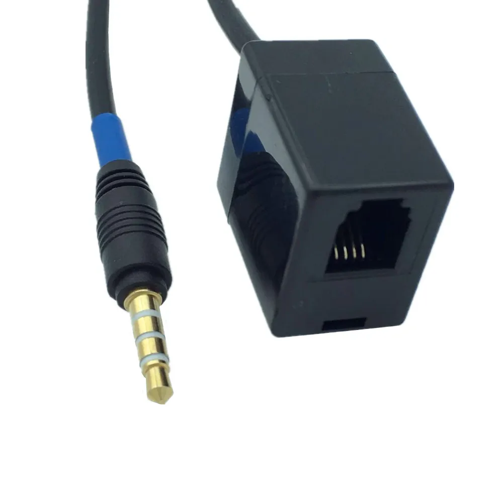 Büro Telefon Zubehör RJ9 Headset Splitter - 4P4C Stecker Auf 2 Buchsen, Für Plantronics & Jabra Headsets Headset Adapter