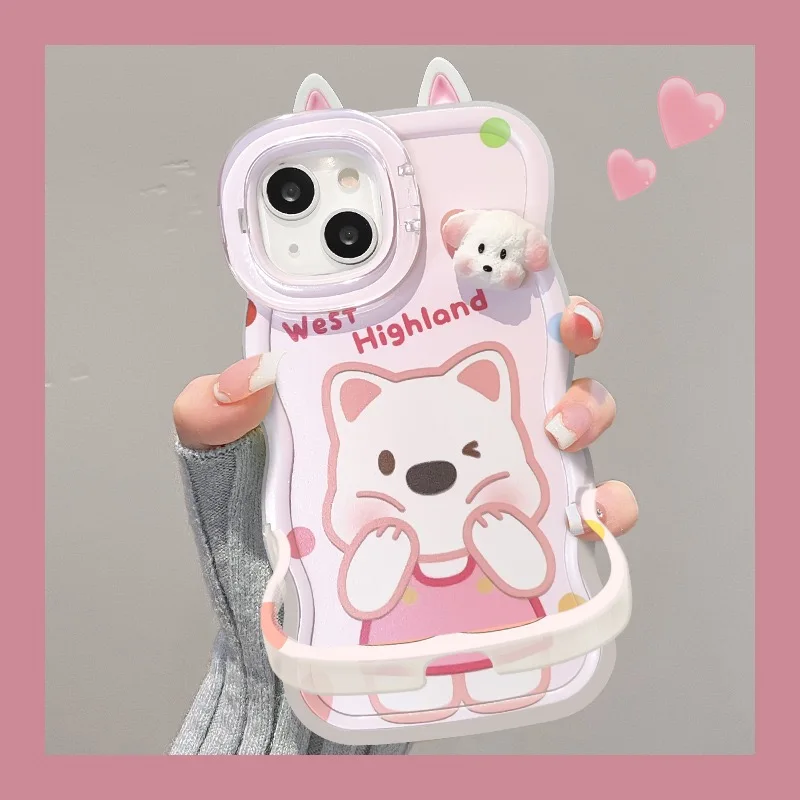 XP152 Cute Bear Phone case Suitable for iPhone 17PROMAX 16PLUS 15PRO 14 13 12 11 New