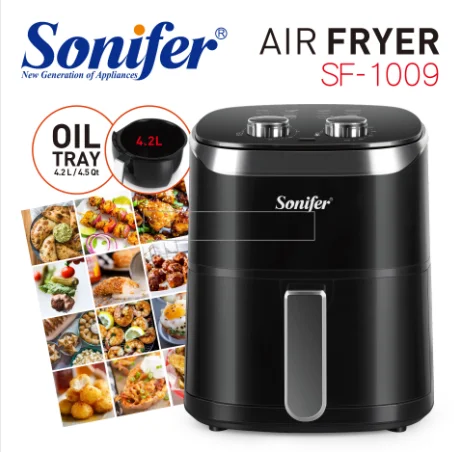 Sonifer 4.2L Hot Air Fryer High Speed Without Oil Electric Air Fryer SF-1009
