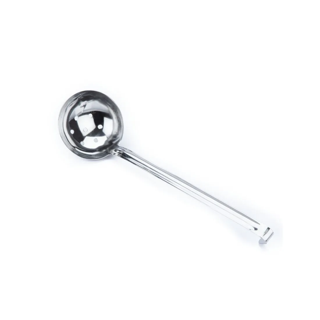 Tomatto Italienische 6-cm-edelstahl-schöpfkelle Mit Löchern,Ergonomisch,Spülmaschinenfest,Hochglanzpoliert,Umweltfreundlich,1 Mm Dickes Metall