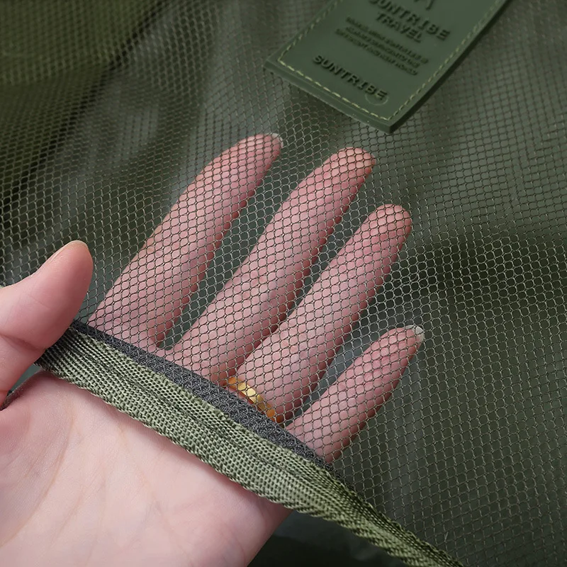 Travel Bags Travel Accessories 4 Set Compression Mesh  Luggage Packing Cubes Laundry Pouch