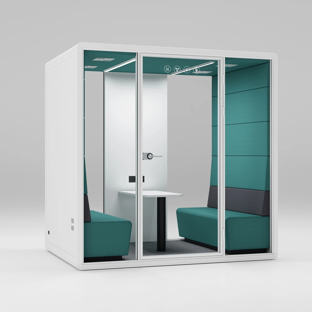 Privacy Soundproof Telephone Booth Phone Pod Recording Security Office Booth Workplace Office Phone Booth