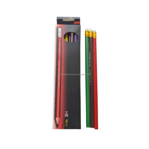High Quality Popular Different Color Custom Pencil Nature  Wood Pencil Standard Pencil for Kids