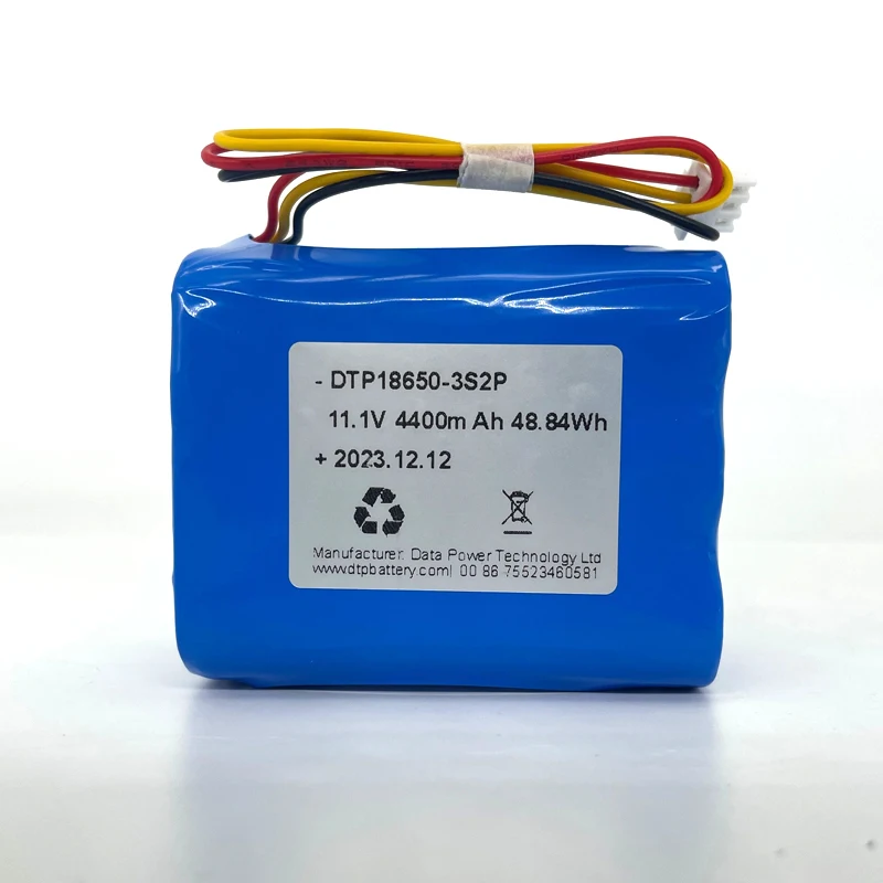 11.1v 4400mah li-ion battery 3s2p icr18650